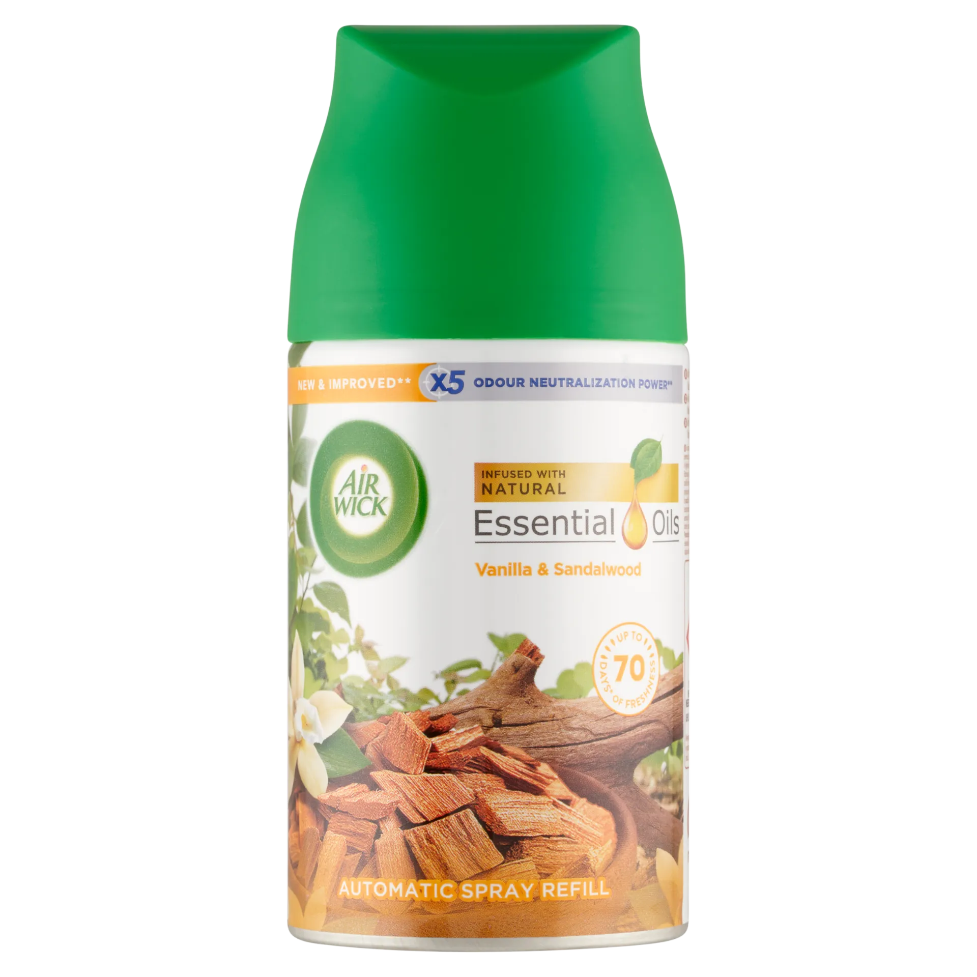 Air Wick Freshmatic Automata légfrissítő spray utántöltő, Vanília és Szantálfa, 250ml