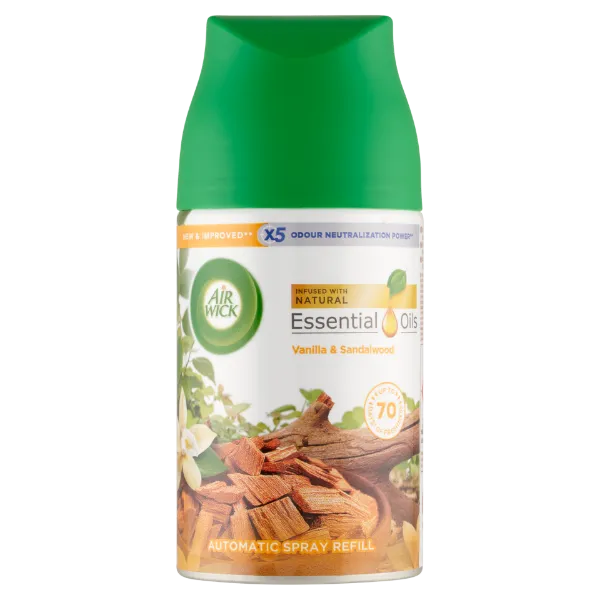 Air Wick Freshmatic Automata légfrissítő spray utántöltő, Vanília és Szantálfa, 250ml termékhez kapcsolódó kép