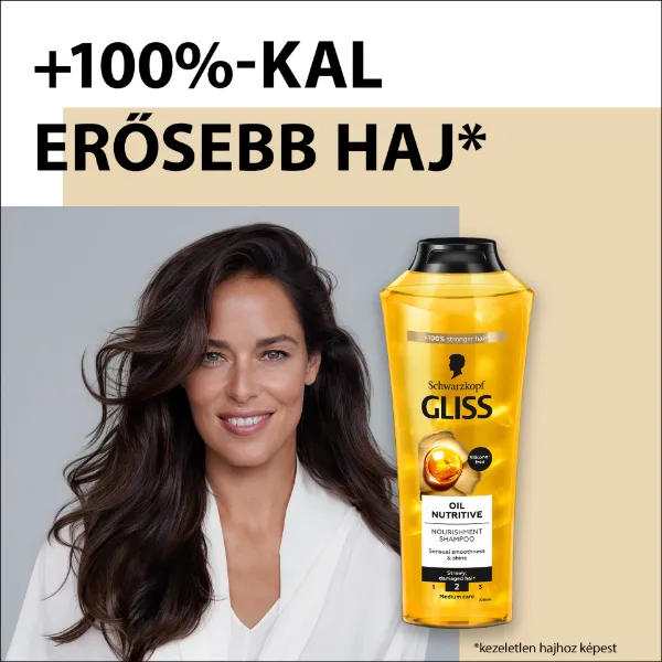 Gliss tápláló olaj sampon omega 9 olajsavval és marula olajjal 400 ml termékhez kapcsolódó kép