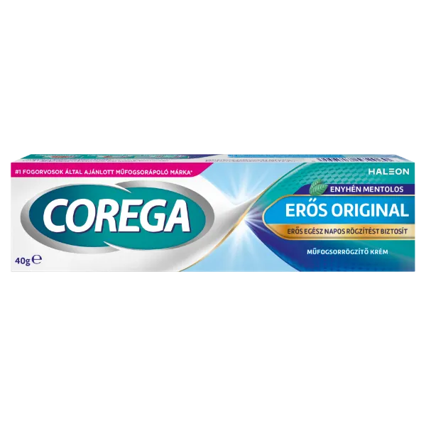 Corega erős műfogsorrögzítő krém 40 g termékhez kapcsolódó kép