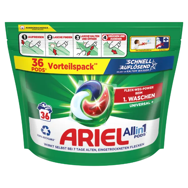 Ariel mosókapszula Universal 36 db termékhez kapcsolódó kép