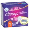 Always Platinum Normal (1-es méret) Szárnyas Egészségügyi Betét, 8 db termékhez kapcsolódó kép