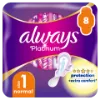 Always Platinum Normal (1-es méret) Szárnyas Egészségügyi Betét, 8 db termékhez kapcsolódó kép