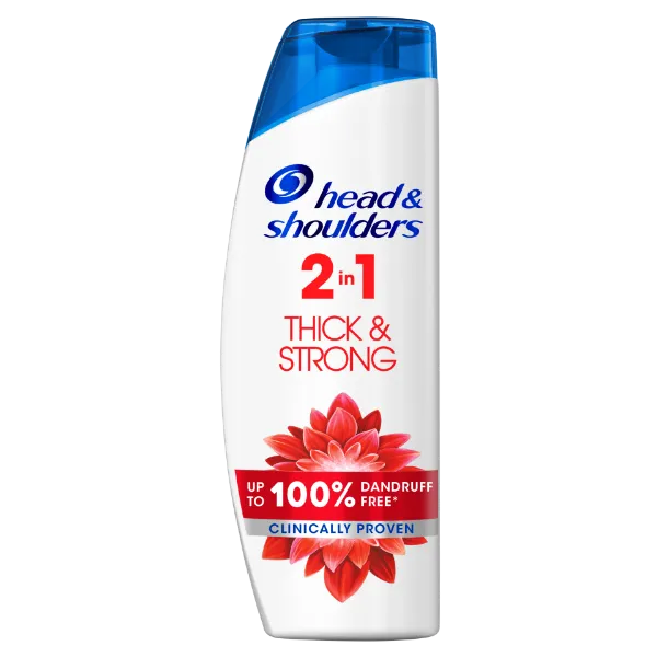 Head & Shoulders Thick & Strong 2az1-ben Sampon És Balzsam Az Akár 100%-os Korpamentességért termékhez kapcsolódó kép