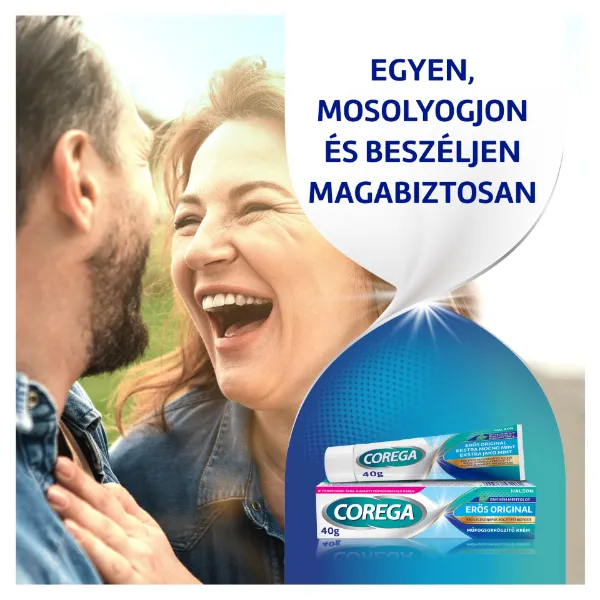 Corega erős műfogsorrögzítő krém 40 g termékhez kapcsolódó kép