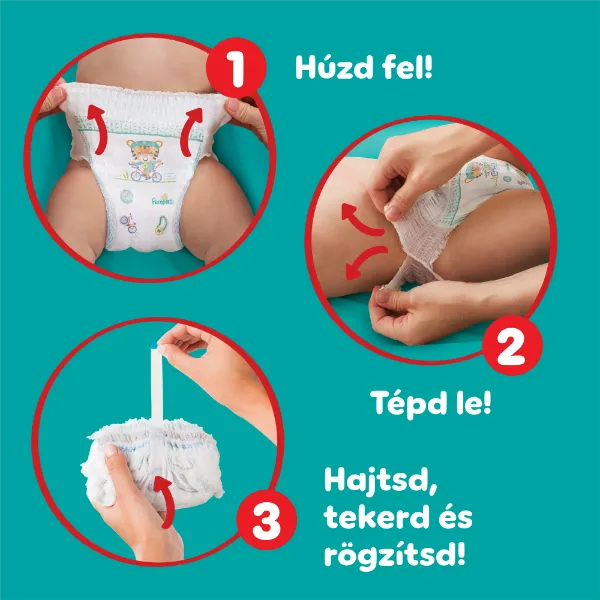 Pampers Active Baby Bugyipelenka, Méret 3, 204 Bugyipelenka, 6kg-11kg termékhez kapcsolódó kép