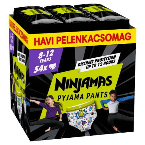 Ninjamas Pyjama Pants Űrhajós, 54 db Pyjama Bugyipelenka, 8 Éves Kor, 27kg-43kg termékhez kapcsolódó kép
