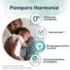 Pampers Harmonie Baby Pelenka, Méret: 1, 180 db Pelenka, 2kg-5kg termékhez kapcsolódó kép