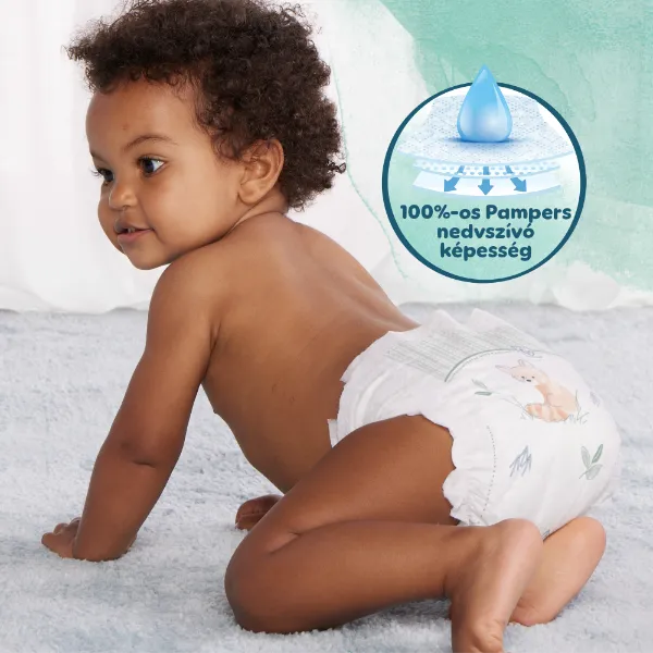 Pampers Harmonie Baby Pelenka, Méret: 1, 180 db Pelenka, 2kg-5kg termékhez kapcsolódó kép