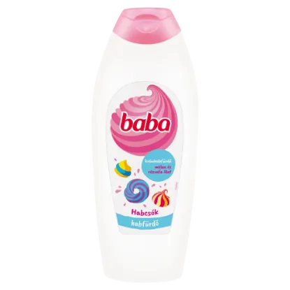 Baba Habcsók krémhabfürdő málna és rózsafa illat 750 ml  termékhez kapcsolódó kép