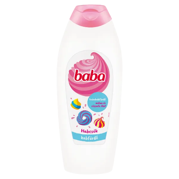 Baba Habcsók krémhabfürdő málna és rózsafa illat 750 ml  termékhez kapcsolódó kép