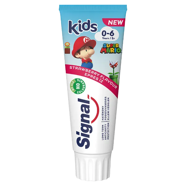 Signal Kids Super Mario epres ízű fogkrém 0-6 év 75 ml  termékhez kapcsolódó kép