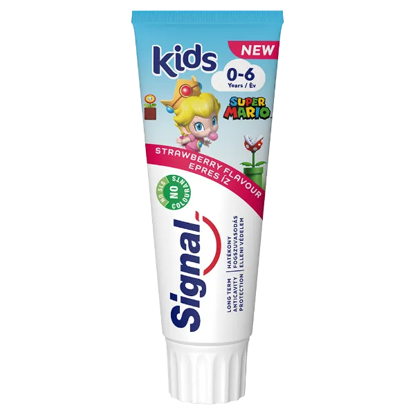 Signal Kids Super Mario epres ízű fogkrém 0-6 év 75 ml  termékhez kapcsolódó kép
