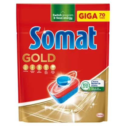 Somat Gold gépi mosogatótabletta 70 db 1232 g termékhez kapcsolódó kép