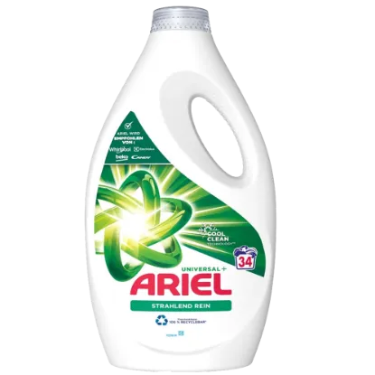 Ariel Folyékony Mosószer, 1.7l, 34 Mosáshoz, Brilliant Clean Universal+ termékhez kapcsolódó kép