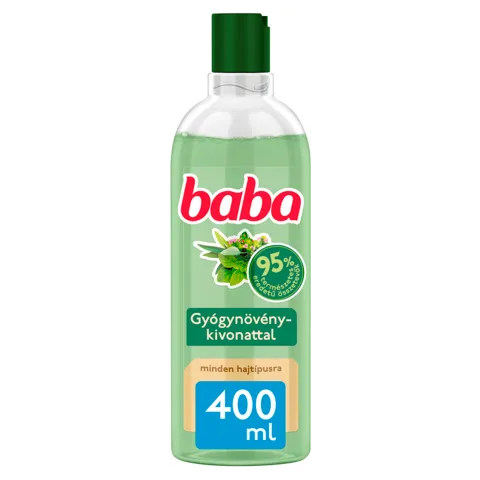Baba sampon minden hajtípusra gyógynövényekkel 400 ml termékhez kapcsolódó kép