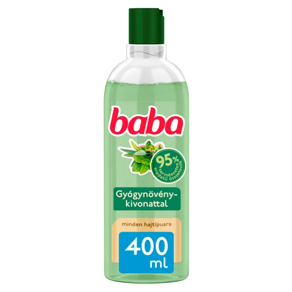 Baba sampon minden hajtípusra gyógynövényekkel 400 ml termékhez kapcsolódó kép