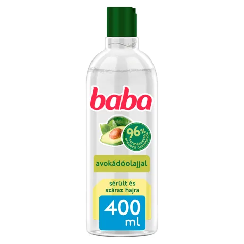 Baba sampon sérült és száraz hajra avokádóolajjal 400 ml termékhez kapcsolódó kép