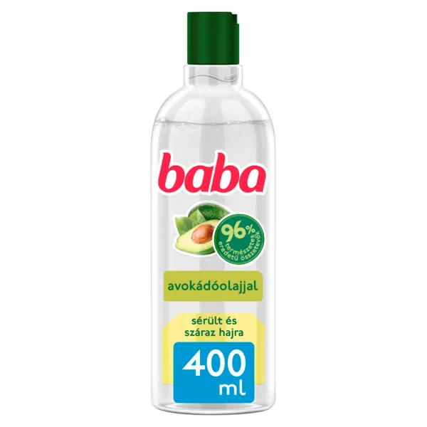 Baba sampon sérült és száraz hajra avokádóolajjal 400 ml termékhez kapcsolódó kép