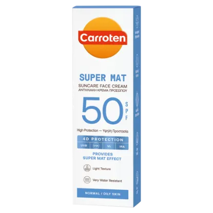 Carroten Super Mat SPF50 mattító fényvédő arckrém 50 ml termékhez kapcsolódó kép