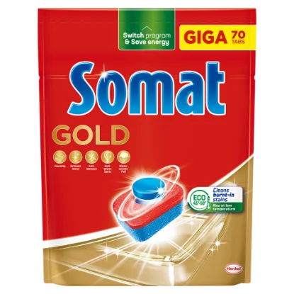 Somat Gold gépi mosogatótabletta 70 db 1232 g termékhez kapcsolódó kép