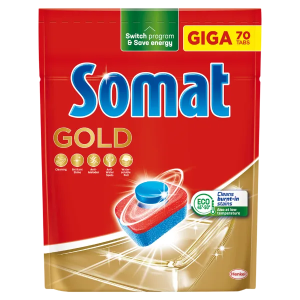 Somat Gold gépi mosogatótabletta 70 db 1232 g termékhez kapcsolódó kép