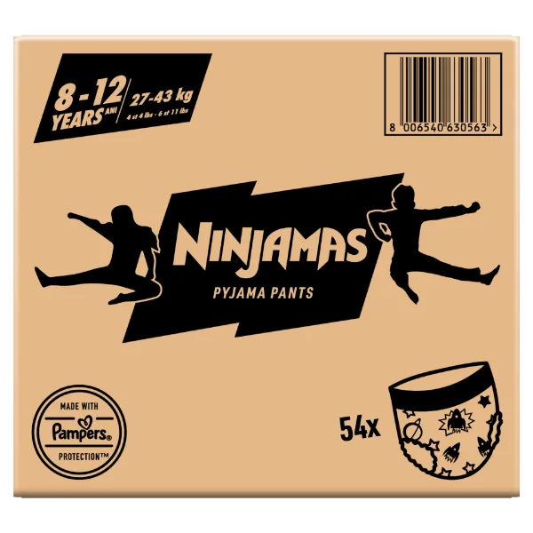 Ninjamas Pyjama Pants Űrhajós, 54 db Pyjama Bugyipelenka, 8 Éves Kor, 27kg-43kg termékhez kapcsolódó kép