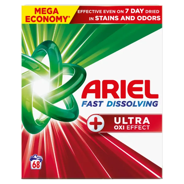 Ariel Mosópor, 3.74 kg, 68 Mosáshoz, +Ultra Oxi Effect termékhez kapcsolódó kép