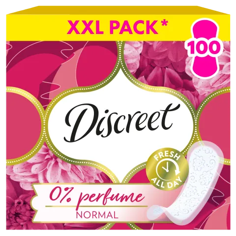 Discreet Légáteresztő illatmentes Tisztasági Betétek, 100 db termékhez kapcsolódó kép
