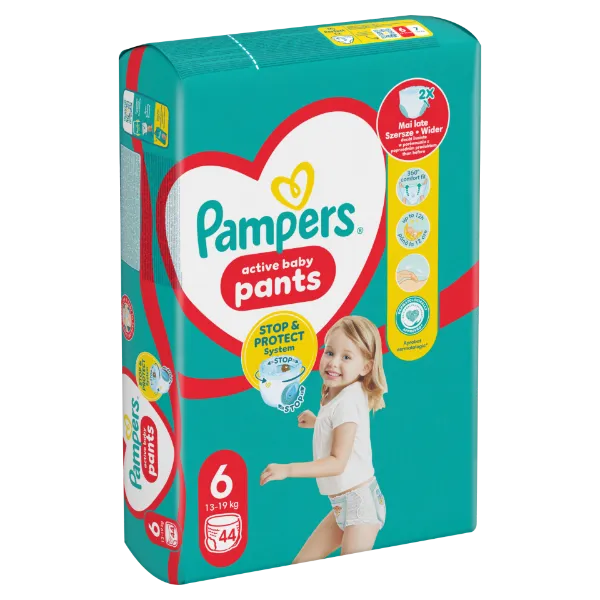 Pampers Pants Bugyipelenka, Méret: 6, 44 db pelenka, 14kg-19kg termékhez kapcsolódó kép