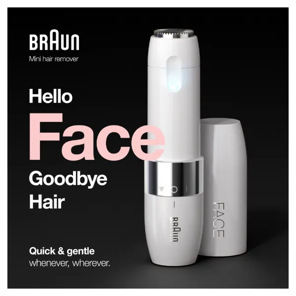 BRAUN FS1000 Mini arcszőrtelenítő Smartlight funkcióval, fehér termékhez kapcsolódó kép