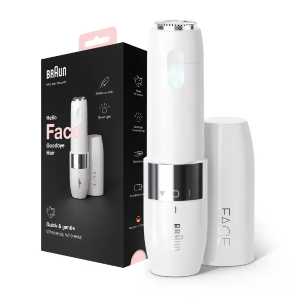 BRAUN FS1000 Mini arcszőrtelenítő Smartlight funkcióval, fehér termékhez kapcsolódó kép