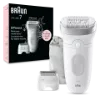 Braun Silk·épil 7, Epilátor az Egyszerű Szőrtelenítéshez, 7-041, Fehér/ezüst termékhez kapcsolódó kép