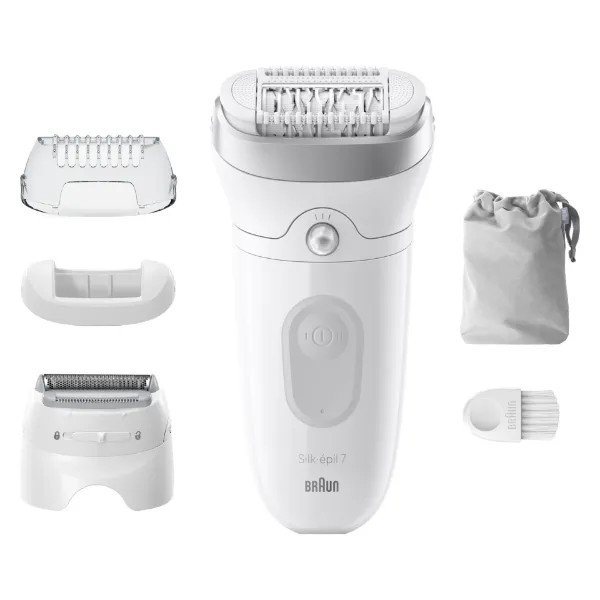 Braun Silk·épil 7, Epilátor az Egyszerű Szőrtelenítéshez, 7-041, Fehér/ezüst termékhez kapcsolódó kép