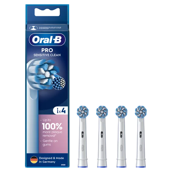 Oral-B Pro Sensitive Clean Fogkefefejek, 4 db termékhez kapcsolódó kép