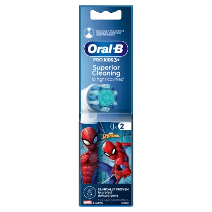 Oral-B Pro Kids Fogkefefej Pókember Figurákkal, 2 db termékhez kapcsolódó kép