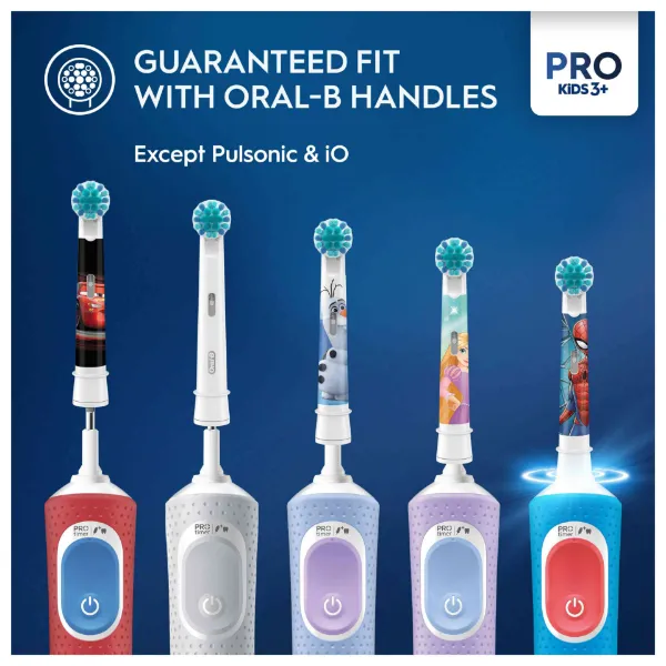 Oral-B Pro Kids Fogkefefej Pókember Figurákkal, 2 db termékhez kapcsolódó kép