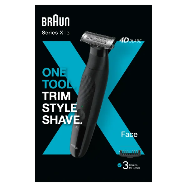 Braun Series X, Szakállvágó Arc Szőrtelenítéshez, XT3100 termékhez kapcsolódó kép