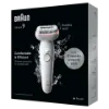 Braun Silk·épil 9, Epilátor az Egyszerű Szőrtelenítéshez, Tartósan Sima Bőr, 9-000, Fehér/flamingó termékhez kapcsolódó kép