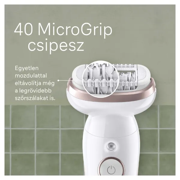 Braun Silk·épil 9, Epilátor az Egyszerű Szőrtelenítéshez, Tartósan Sima Bőr, 9-000, Fehér/flamingó termékhez kapcsolódó kép