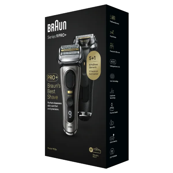Braun Series Series 9 PRO+ Elektromos Borotva Töltőállvány, Wet & Dry, 9515s, Grafit termékhez kapcsolódó kép