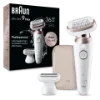 Braun Silk·épil 9 Flex, Epilátor az Egyszerű Szőrtelenítéshez, 9-030 3D, Fehér/rózsaszín, titán termékhez kapcsolódó kép