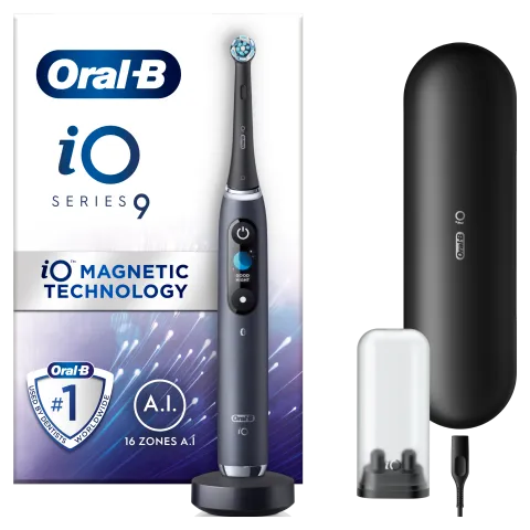 Oral-B iO 9 Fekete Elektromos Fogkefe, Braun Tervezéssel termékhez kapcsolódó kép