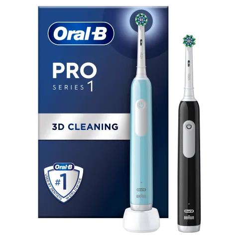 Oral-B Pro Series 1 Kék és Fekete Elektromos Fogkefe, Braun Tervezéssel termékhez kapcsolódó kép