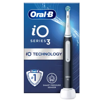 Oral-B iO 3 Elektromos Fogkefe, Fekete, Braun Tervezéssel termékhez kapcsolódó kép