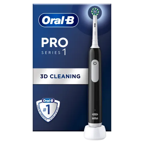 Oral-B Pro Series 1 Elektromos Fogkefe, Fekete, Braun Tervezéssel termékhez kapcsolódó kép