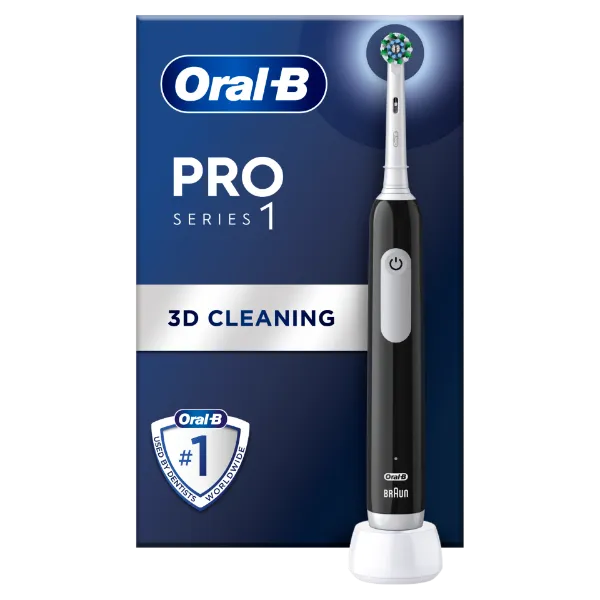 Oral-B Pro Series 1 Elektromos Fogkefe, Fekete, Braun Tervezéssel termékhez kapcsolódó kép