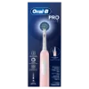 Oral-B Pro Series 1 Elektromos Fogkefe, Rózsaszín, Braun Tervezéssel termékhez kapcsolódó kép