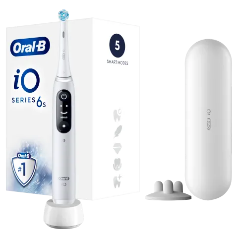 Oral-B iO 6s Elektromos Fogkefe, Fehér termékhez kapcsolódó kép