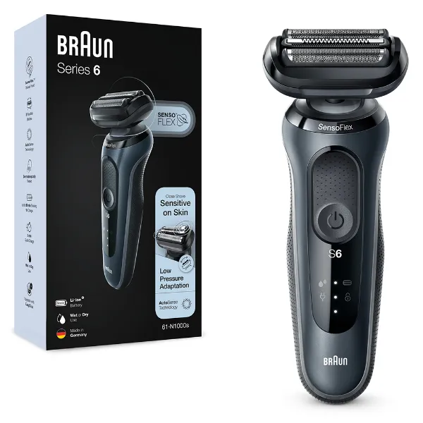 Braun Series 6 61-N1000s elektromos borotválkozó készülék, Fekete 1 db termékhez kapcsolódó kép